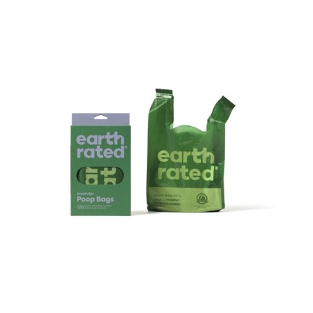 Earth Rated Poepzakjes Met Handvaten Lavendel Gerecycled