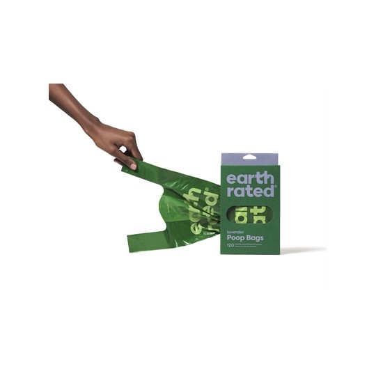 Earth Rated Poepzakjes Met Handvaten Lavendel Gerecycled