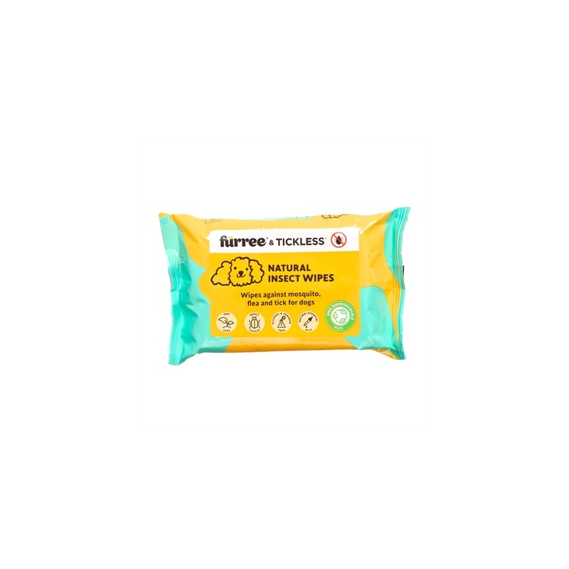 Furree Natural Insect Wipes