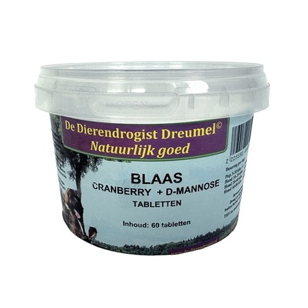 Dierendrogist Blaas / Cranberry / D-Mannose Tabletten