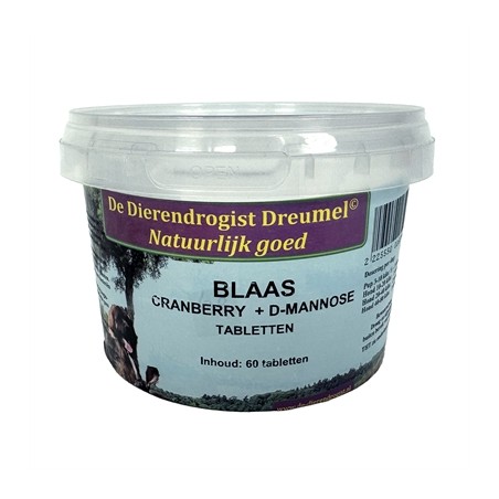 Dierendrogist Blaas / Cranberry / D-Mannose Tabletten
