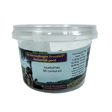 Dierendrogist Bij Haaruitval Capsules