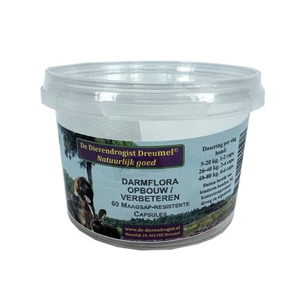 Dierendrogist Darmflora Opbouw / Verbeterend Capsules