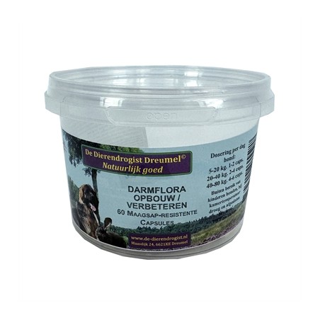 Dierendrogist Darmflora Opbouw / Verbeterend Capsules
