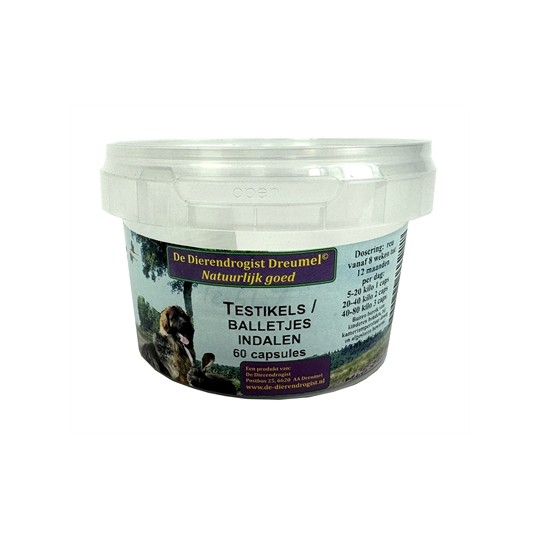 Dierendrogist Testikels Indalen Capsules