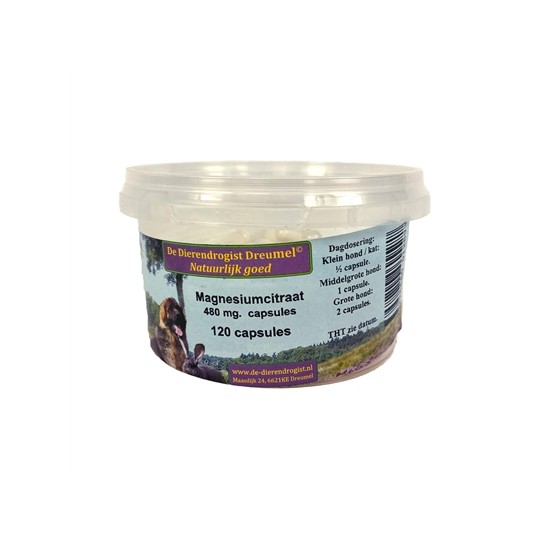 Dierendrogist Magnesium Citraat Capsules