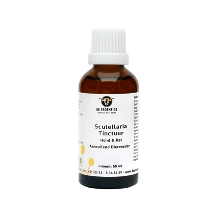 De Groene Os Scutellaria Tinctuur Hond / Kat