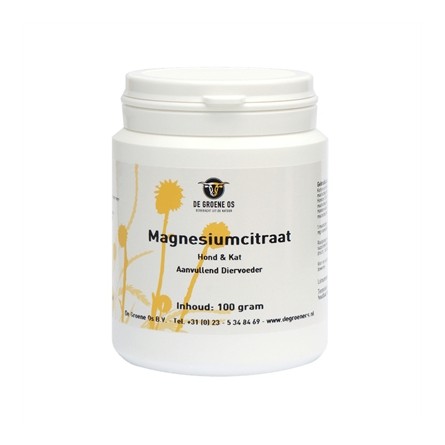 De Groene Os Magnesiumcitraat Hond / Kat