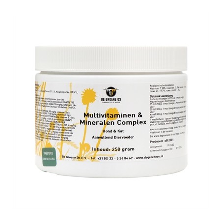 De Groene Os Multivitaminen / Mineralen Complex Hond / Kat