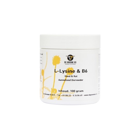 De Groene Os L-Lysine / B6 Hond / Kat