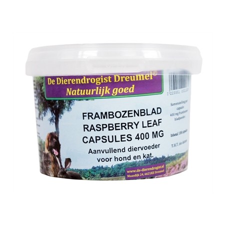 Dierendrogist Frambozenblad Capsules