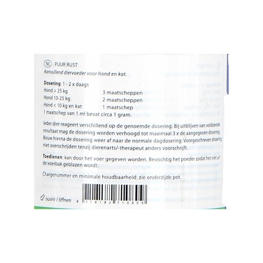 Puur Natuur Tranquil (Rust) Hond En Kat