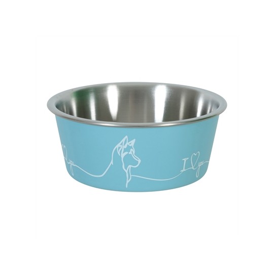 Zolux Love Voerbak Hond Blauw