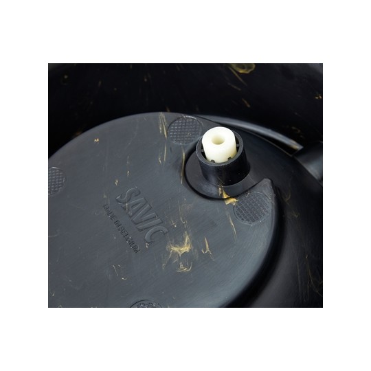 Savic Butler Voerbak En Drinkbak Met Plateau Marble Zwart / Goud