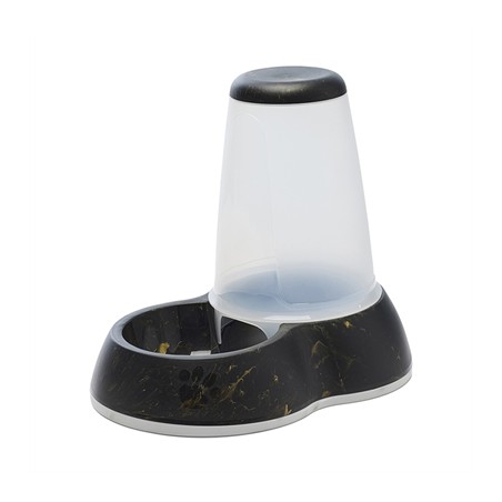 Savic Voerdispencer Loop Marble Zwart / Goud