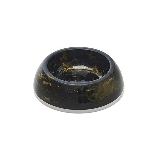 Savic Voerbak Delice 1 Marble Zwart / Goud