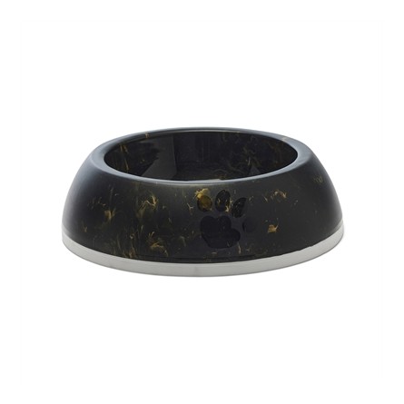 Savic Voerbak Delice 3 Marble Zwart / Goud