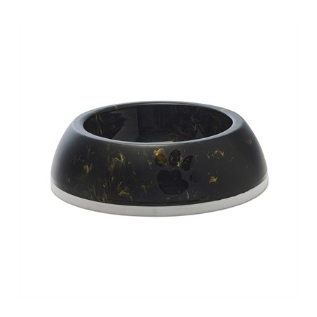 Savic Voerbak Delice 3 Marble Zwart / Goud