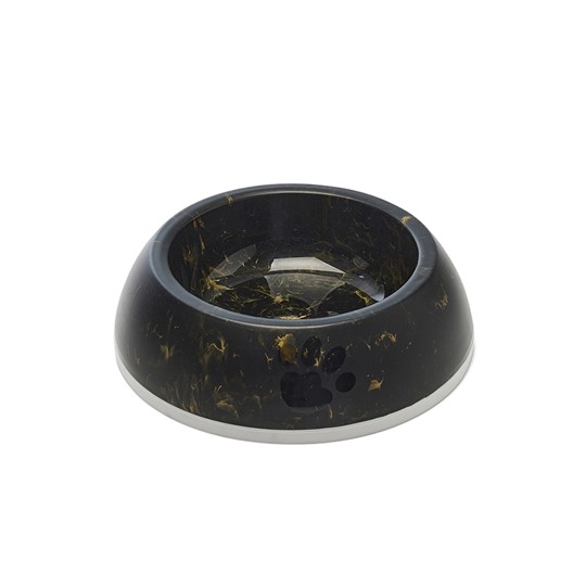 Savic Voerbak Delice 3 Marble Zwart / Goud
