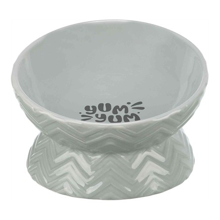 Trixie Verhoogde Voerbak / Waterbak Keramiek Grijs