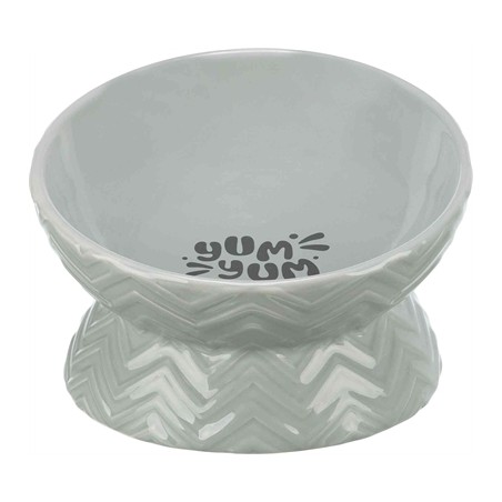 Trixie Verhoogde Voerbak / Waterbak Keramiek Grijs