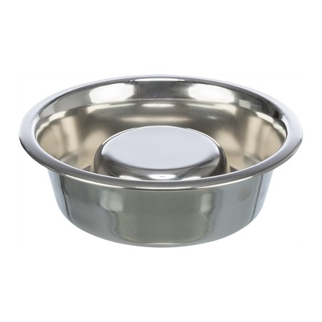 Trixie Voerbak Hond Slow Feeding Rvs