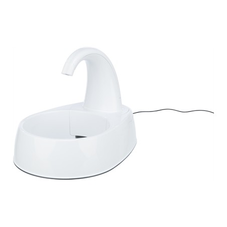 Trixie Drinkfontein Curved Stream Kunststof Wit