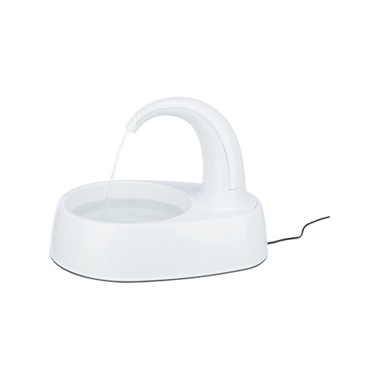 Trixie Drinkfontein Curved Stream Kunststof Wit