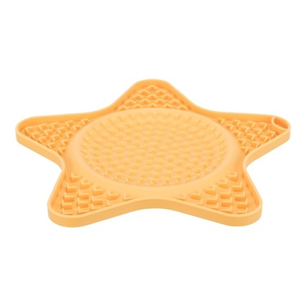 Trixie Lick'n'snack Mat Ster Siliconen Geel