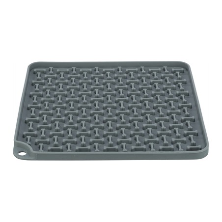 Trixie Lick'n'snack Mat Siliconen Donkergrijs