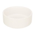 Trixie Voerbak / Drinkbak Wave Keramiek Wit