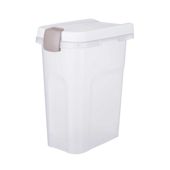 Trixie Voerton Luchtdicht Afsluitbaar Kunststof Transparant Wit / Wit