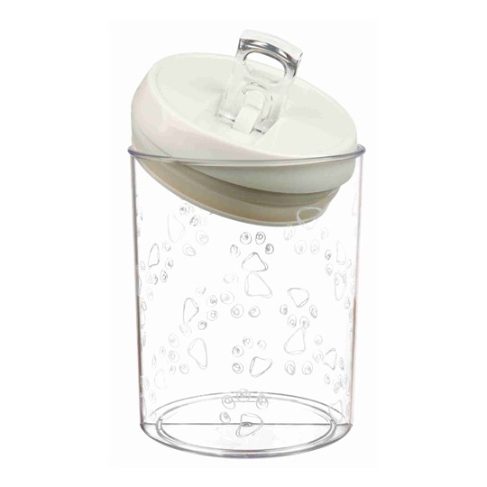 Trixie Voorraadpot Kunststof Transparant / Wit