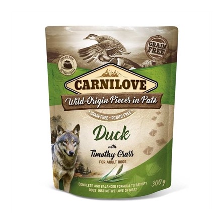 Carnilove Dog Pouch Eend / Timothy Gras