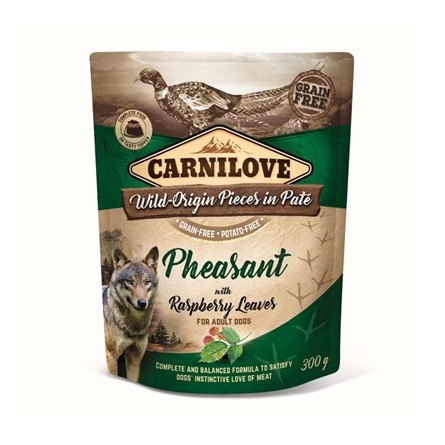 Carnilove Dog Pouch Fazant / Frambozenblad