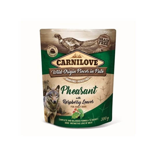Carnilove Dog Pouch Fazant / Frambozenblad
