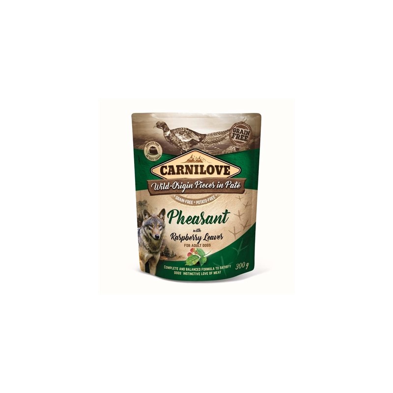 Carnilove Dog Pouch Fazant / Frambozenblad