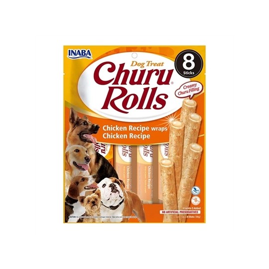 Inaba Dog Churu Rolls Chicken Recipe Wraps