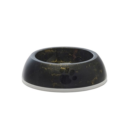 Savic Voerbak Delice 2 Marble Zwart / Goud