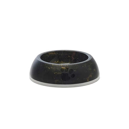 Savic Voerbak Delice 2 Marble Zwart / Goud