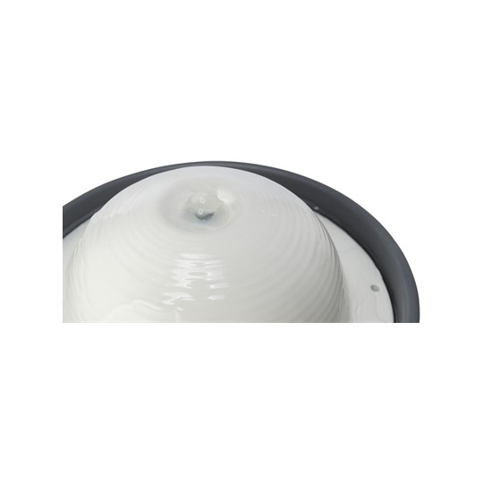Trixie Vital Dome Drinkfontein Keramiek Grijs / Wit