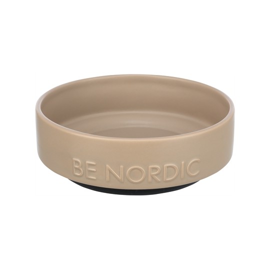 Trixie Be Nordic Voerbak Hond Keramiek / Rubber Taupe