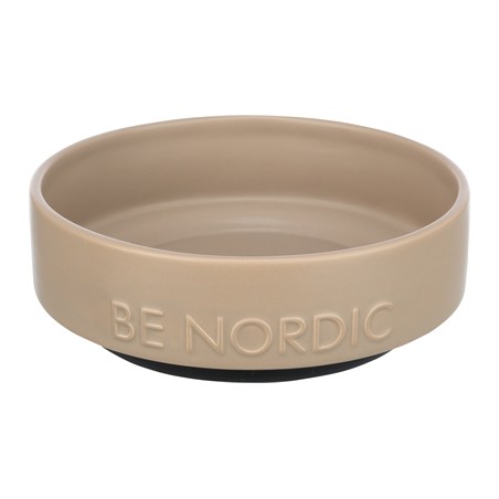 Trixie Be Nordic Voerbak Hond Keramiek / Rubber Taupe
