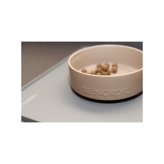 Trixie Be Nordic Voerbak Hond Keramiek/ Rubber Taupe