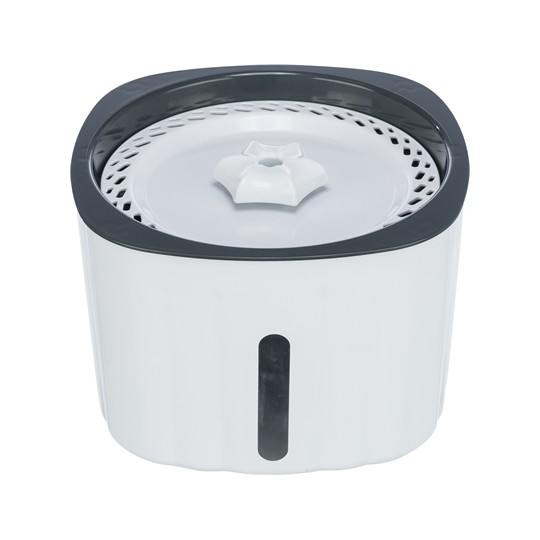 Trixie Drinkfontein Flower Kunststof Wit / Grijs