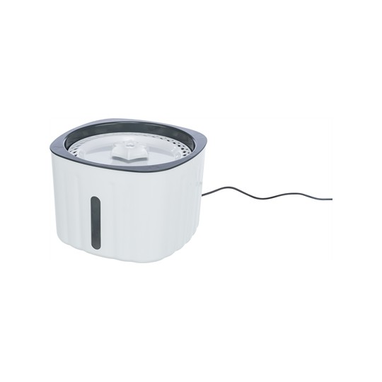 Trixie Drinkfontein Flower Kunststof Wit / Grijs