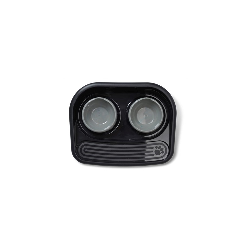 Savic Butler Voerstation Happy Planet Zwart