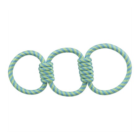Trixie Aquatoy Touw Trekspeeltje Ringen Polyester Geel / Groen