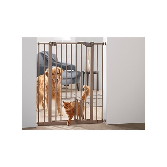 Savic Dog Barrier Afsluithek Met Kleine Deur Grijs