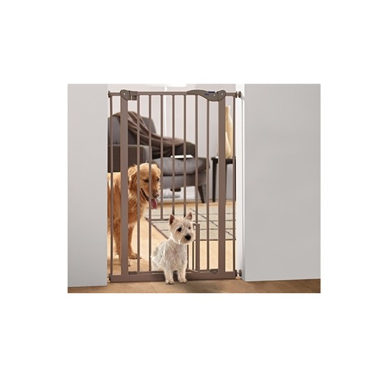 Savic Dog Barrier Afsluithek Met Kleine Deur Grijs